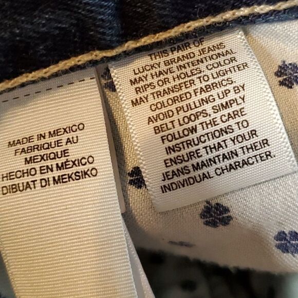 LUCKY BRAND SIENNA SLIM BOYFRIEND Distressed Jeans - Picture 4 of 9